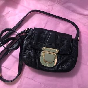 Michael Kors Gold buckle crossbody bag